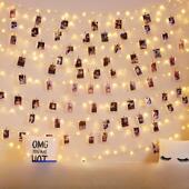 照片墙装 饰麻绳无缝钉夹挂创意时尚 卧室相框挂夹墙少女心宿舍