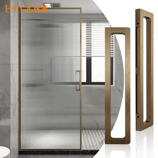 威法金拉丝古铜窄边门玻璃门拉门拉手客厅阳台厨房门窄宽门把手