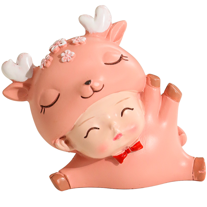 治愈系创意办公室桌面摆件儿童房间小摆设客厅装饰品车载汽车网红