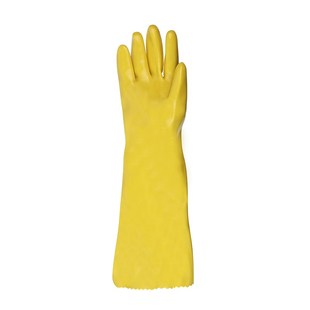 称星全浸塑手套45CM加厚耐磨橡胶防滑防油腐耐酸碱劳保全胶皮手套