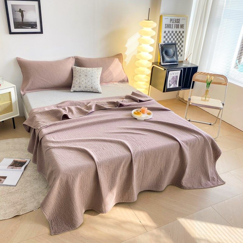 日式纯棉毛巾被夏季薄款纱布毯子单人双人午睡盖毯空调夏天小被子,床上用品,棉花被,淘宝优惠券,粉丝福利购,淘宝优惠卷