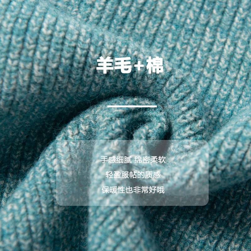 秋冬儿童羊毛衫背心毛衣男童简约V领女童加厚针织毛线衫宝宝马甲