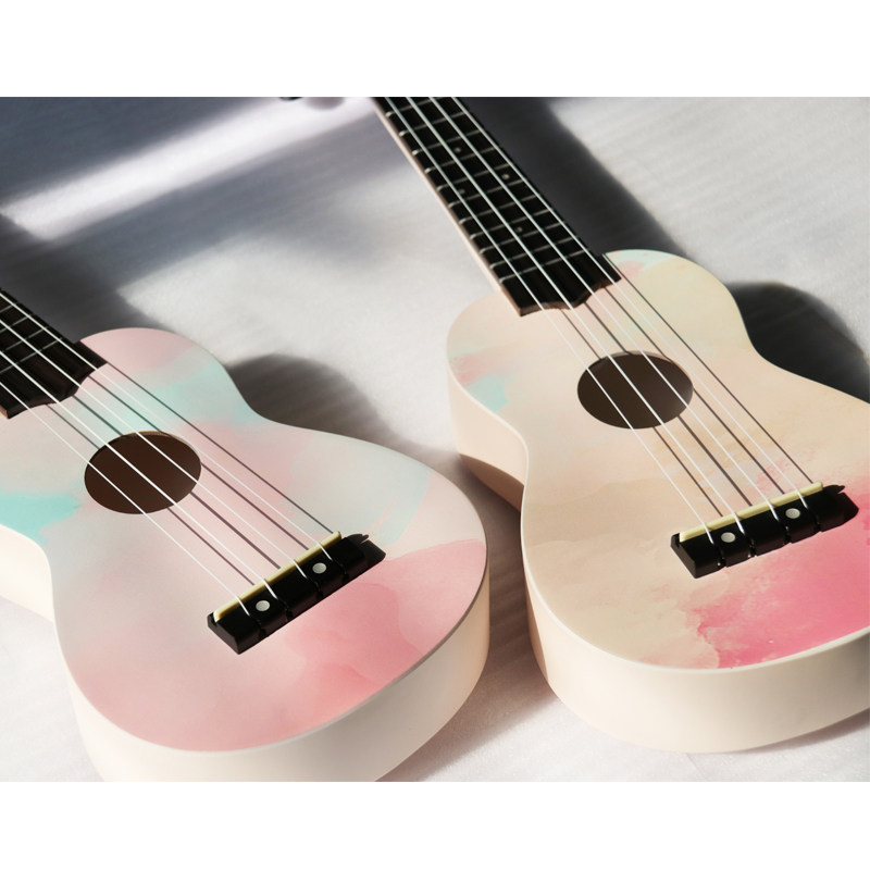 高颜值21寸入门款初学者尤克里里男女生款小吉他儿童23寸乌克丽丽