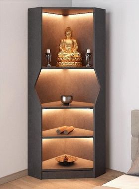现代简约转角佛龛家用供