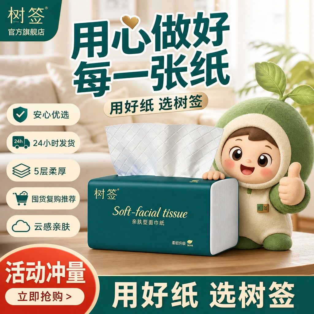 【活动冲量】树签5层柔厚实惠装其它