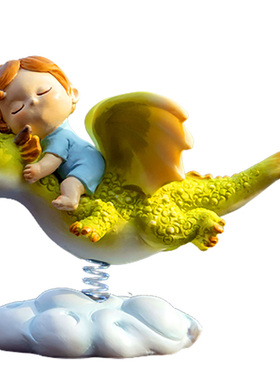 创意小动物摆件i车载饰品汽车用品车内中控台装饰公仔漂亮可爱个