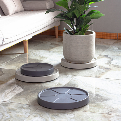 花盆托盘带轮移动底座接水盘底托花盘塑料万向轮花托滚轮垫底底盘