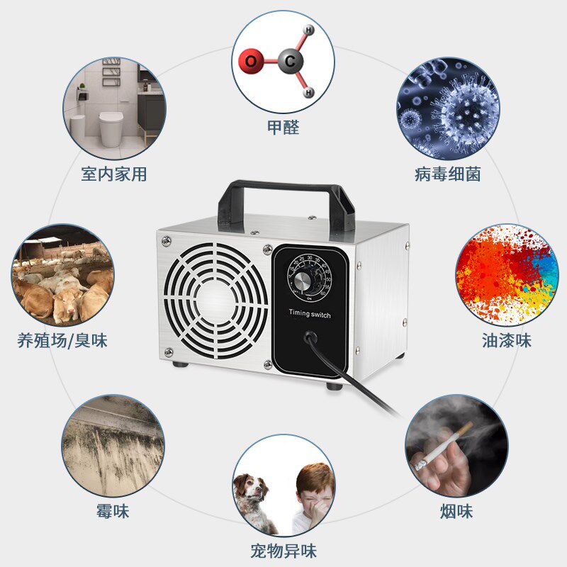 臭氧发生器活氧机除甲醛家用学校消毒机除甲醛空气消毒
