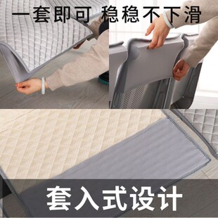 排椅坐垫三人位医院公共输液椅专用靠背一体座套保暖绒面全包椅套