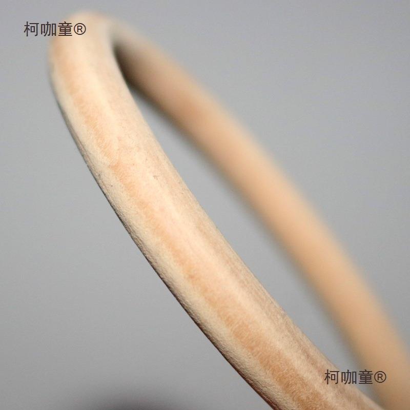 大漆木胎手镯木料木坯犀皮漆手镯胎体漆器底胎木胚木胎木镯麦太保