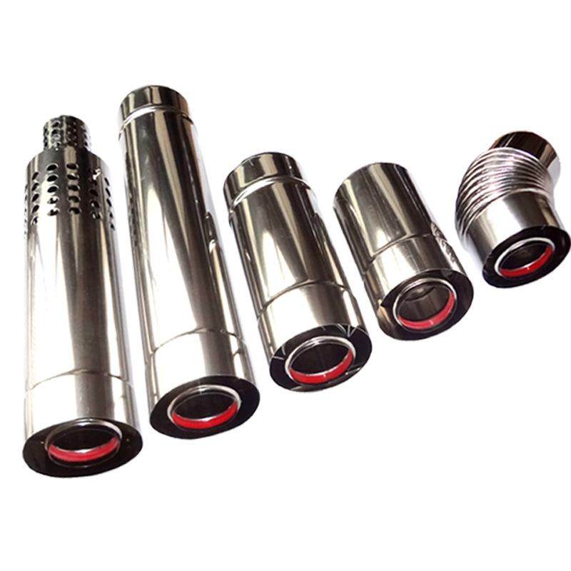 燃气热水器壁挂炉双层不锈钢排烟管*烟囱*加长管*