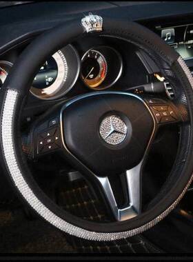 适用於奥迪A4L A3 A6L Q3 Q5方向盘套女韩国可爱福斯D型汽车手把