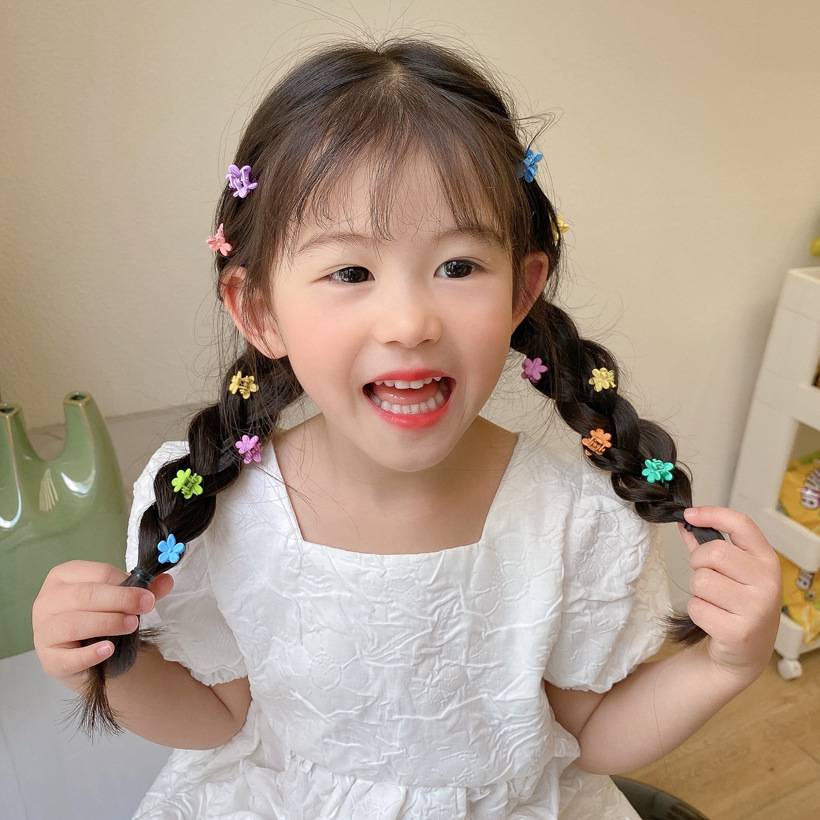 婴儿小夹子春夏女孩碎发小抓夹女童宝宝头饰儿童可爱发卡发夹女夏