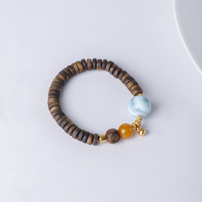 【罗娜专属】美伢【玄灵】沉香设计款手串CX25SL09009