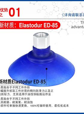 原装进口真空吸盘机械0手SAXM-20/3吸0/40/50/650/8/100/11工业盘