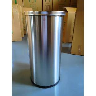 用吸烟烟灰柱大堂梯灭烟缸立式不口锈商钢区烟头收集烟蒂柱垃RAV