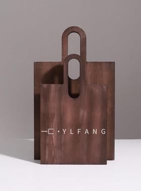 匚 现代简一约创意餐实木砧板板 样YMX123板间居装饰托 托盘厨房