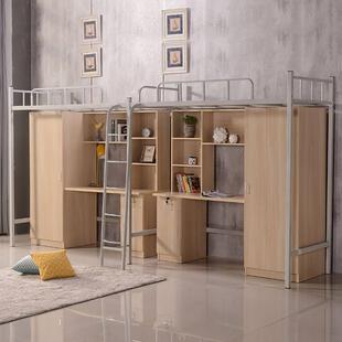 上47566床下桌组合床大学公铁寓床员生工宿舍床高下架床学校上铺