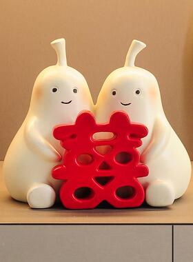 永不分梨摆件婚送新人新婚新1006-双娘婚闺姐蜜朋友姐实用礼物装