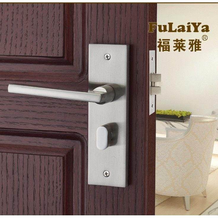 单舌锁音老式门锁室内家用静卧室间实木门卫门生间通用型房门房锁