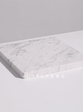 BLJX5138现代轻奢马酒毛变大理托盘样板间售渐楼处店衣帽石间首饰