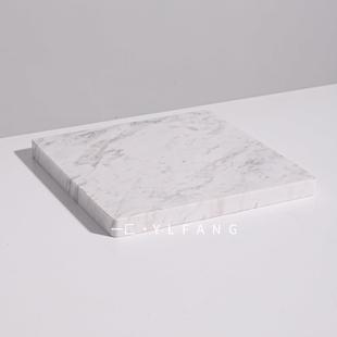 BLJX5138现代轻奢马酒毛变大理托盘样板间售渐楼处店衣帽石间首饰