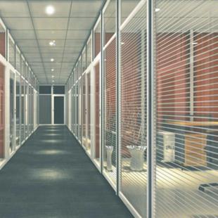 网孔铝金叶窗帘置办合公室厨房卧室家YPK用顶装 打孔百升降 内侧装