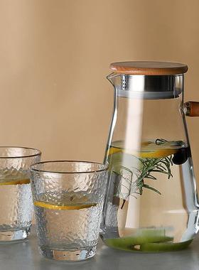 高凉水壶水凉杯套装日式玻璃冷水KC768壶大容量家耐用热温白开水