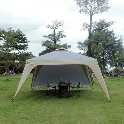 户多人客帐遮阳棚黑厅胶凉棚10-15外露086营野餐加厚防雨天幕帐人
