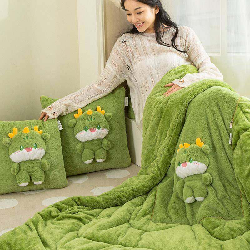 枕秋冬XNL9022加汽抱枕被子厚两用午睡车内头毯子二合一可收纳午,居家布艺,抱枕被,淘宝优惠券,粉丝福利购,淘宝优惠卷