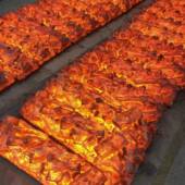 11111111晚会造烧柴木材壁炉芯火焰氛围灯真炭火盆景发光假碳仿装