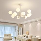 灯具客厅主灯北欧魔豆吊饭PHH厅灯饰简约现代大气大屋厅灯组合全