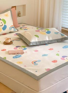 A类调1可200D卡通抗菌冰空丝凉席套KJBSX20件夏季洗防滑凉感软席