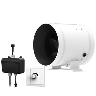 厂促盛仕管道风机变频抽风机大棚殖场管I流道风机增压养达防水轴