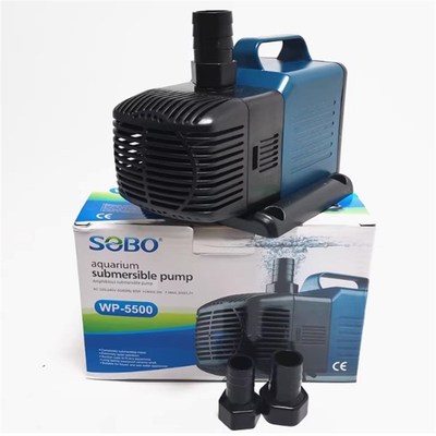松宝Wp-4500/5500/6500/7500鱼缸鱼塘过滤泵水循环泵土地两用潜水