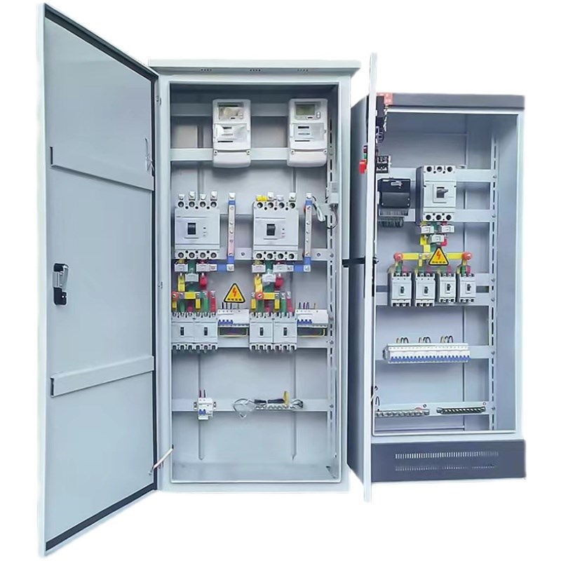 定制户外不锈钢路灯照明水泵智能手自动控制低压成套配电箱