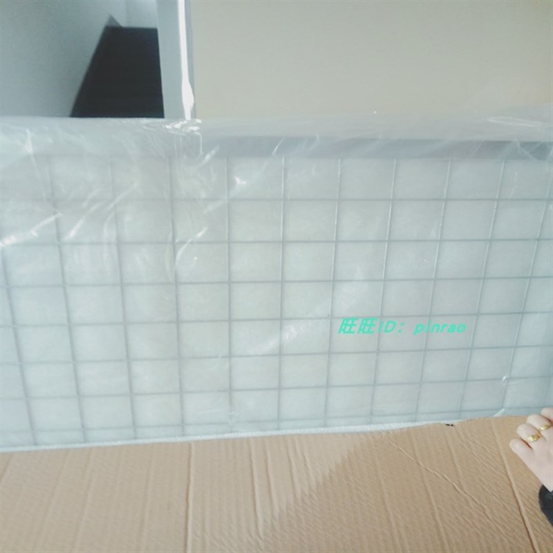 白色初校绵 空调防尘过滤棉 活性炭空气过滤棉 加框定制