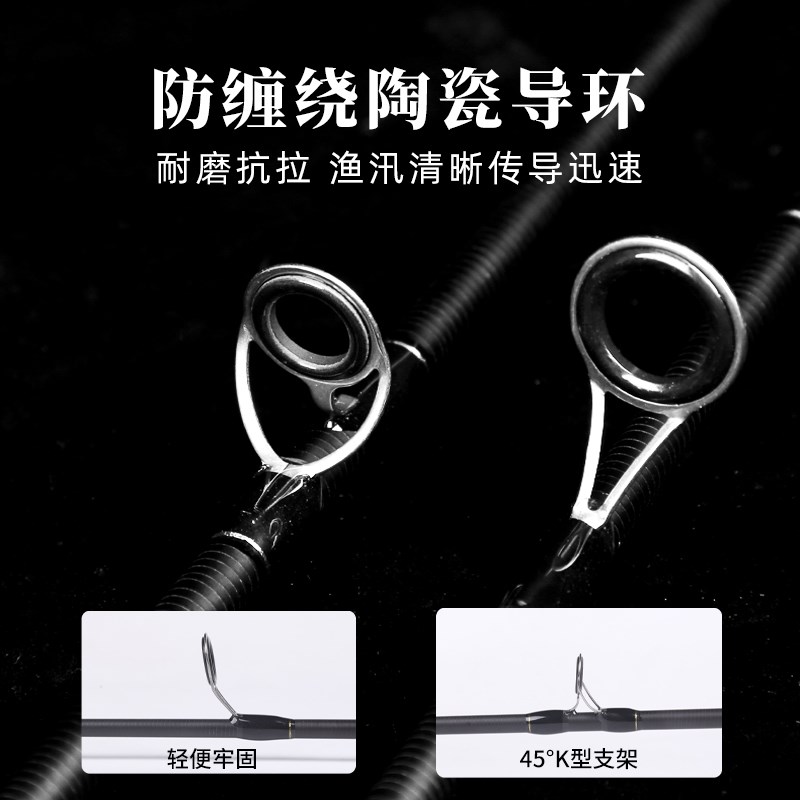 路亚竿远投翘嘴专用单竿m调直柄纺车枪柄水滴轮鳜鱼杆海鲈竿套装