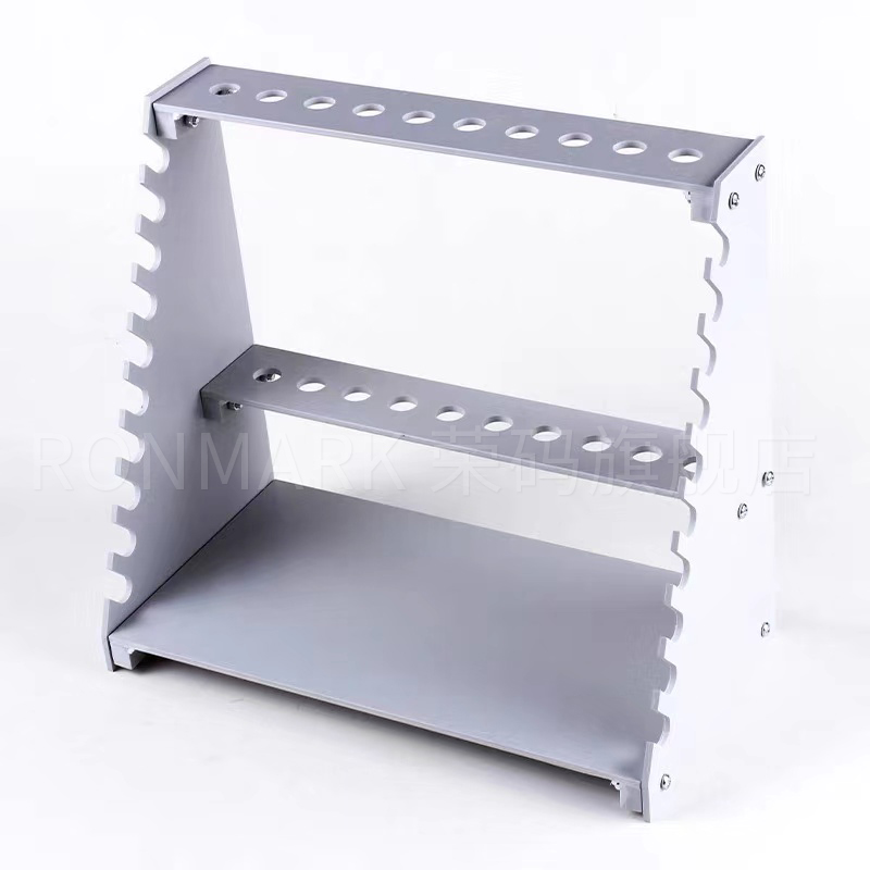 吸管架20/30/40孔 滴定管架 塑料移液管架 双面梯形吸管架