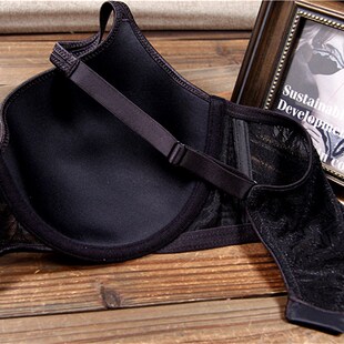 超薄薄款 女内衣简约光面夏季 文胸80C85C95C100C LENE大码 A40法国S