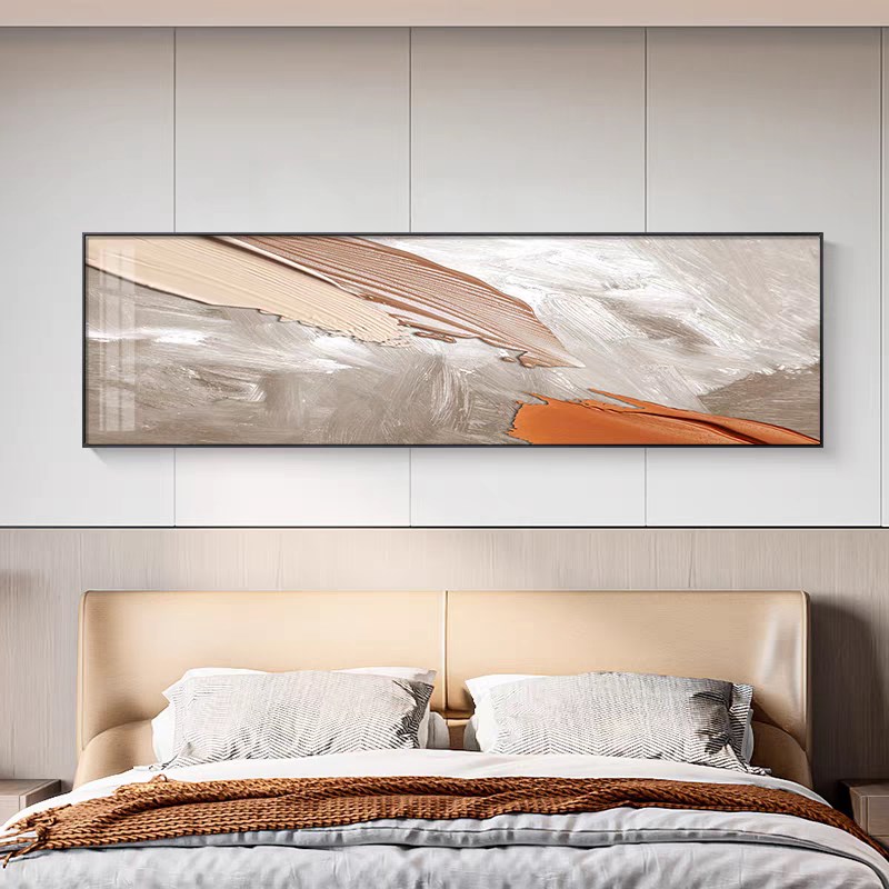抽象艺术主卧床头装饰画现代简约大气宾馆酒店民宿房间墙壁挂画