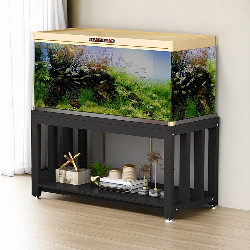 鱼缸底柜鱼缸架金属底架底座客厅鱼缸架子铁艺鱼缸底架水族箱定做