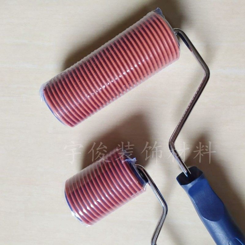 寸寸肌理漆拉直竖纹滚筒肌理壁膜滚筒模具硅藻泥施工工具滚筒,五金/工具,滚筒刷,淘宝优惠券,粉丝福利购,淘宝优惠卷