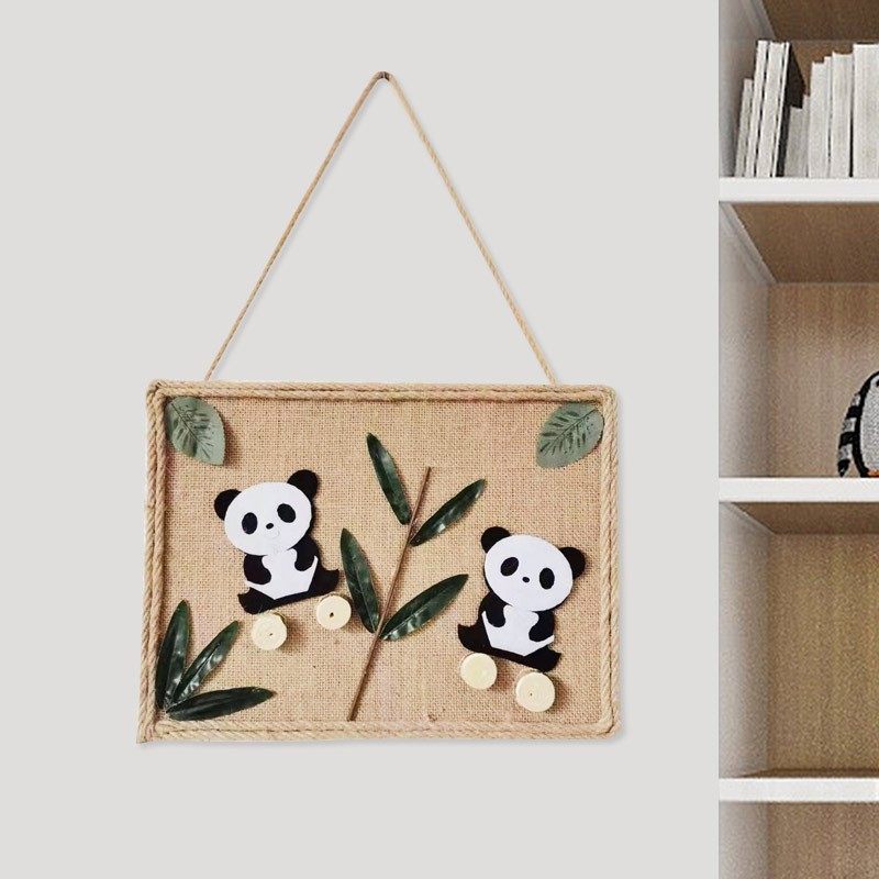 儿童房间布置门口墙面装饰品麻布in挂饰卧室门上墙壁饰手工挂件,家居饰品,壁饰,淘宝优惠券,粉丝福利购,淘宝优惠卷