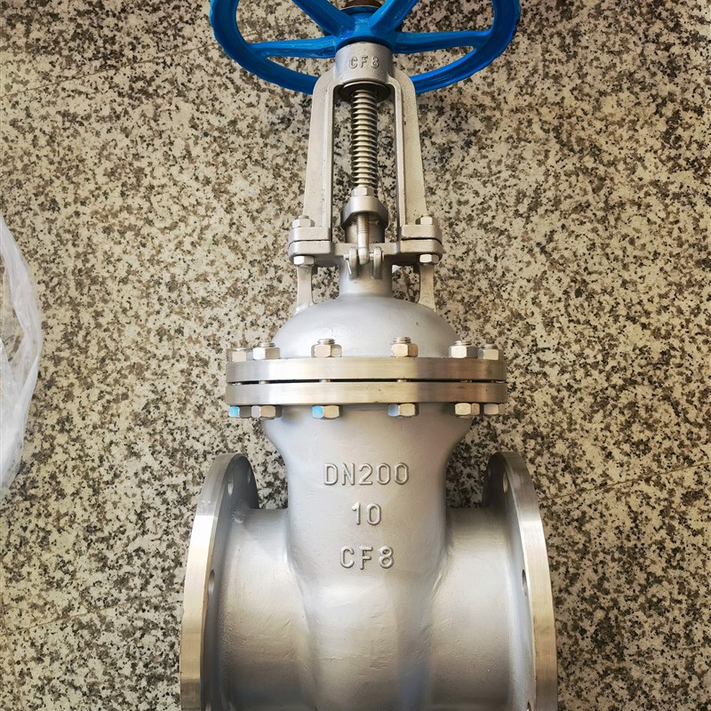 0不锈钢法兰闸Z1W-1耐高温耐酸碱蒸汽船用闸DN  100