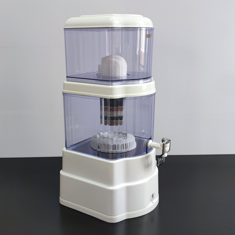 悦莱泉21升台式家用直饮矿泉壶 自来水陶瓷芯净水净化器