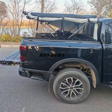 2款NGE游骑侠皮卡折叠雨蓬改装游骑侠皮卡后盖牛津帆布雨棚