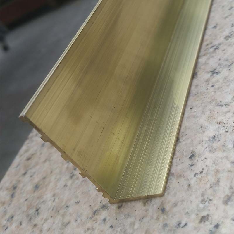 直角楼梯包边门口加厚铜条 L形地板铜压条20*40型铜压边条