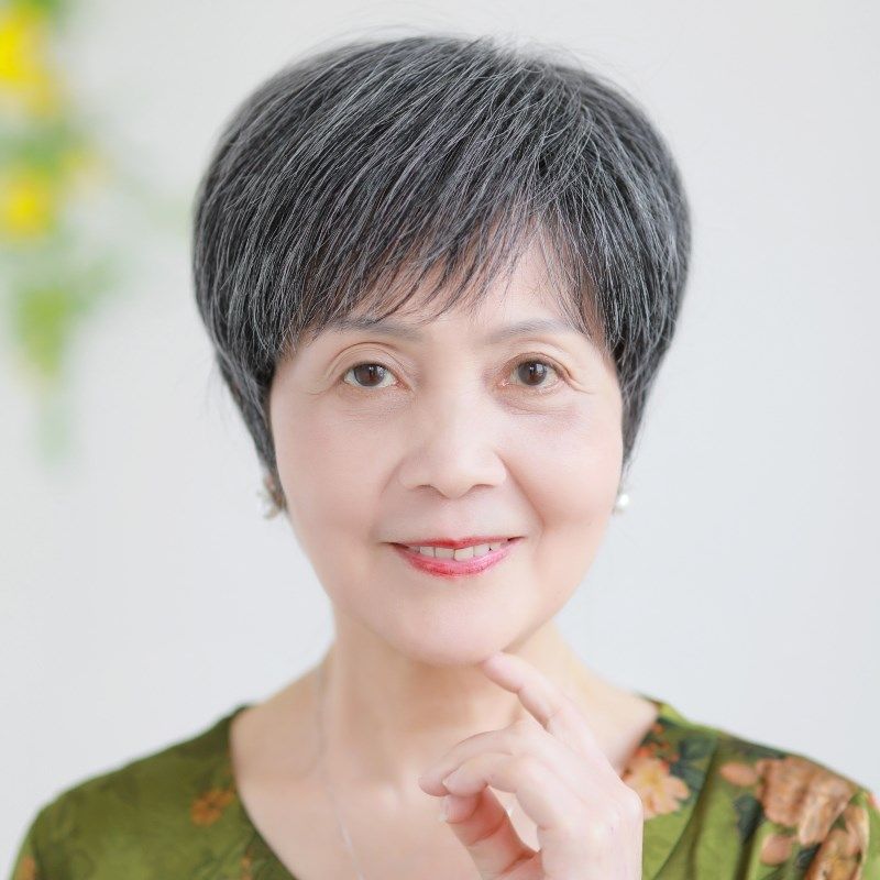 老年人白色假发全头套o女自然真发薄款透气老太太光头短发假发套