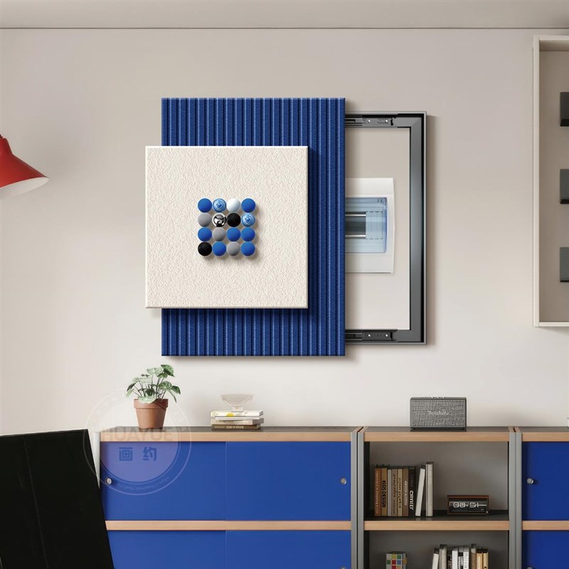 立体意式极简电表箱装饰画2025新款配电箱遮挡挂画电闸弱电箱壁画